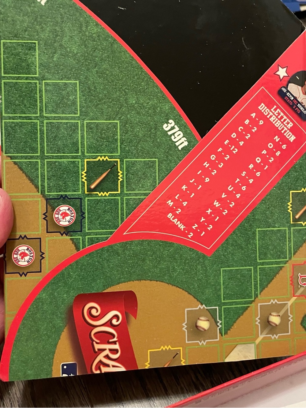 SCRABBLE Boston Red Sox Edition Board Game - Red - Picture 8 of 13